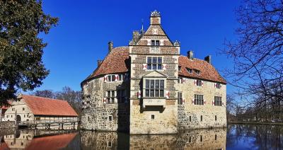 Burg Vischering, Ansicht von Südwesten