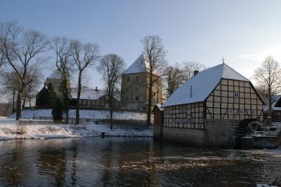 Schloss Rheda im Winter