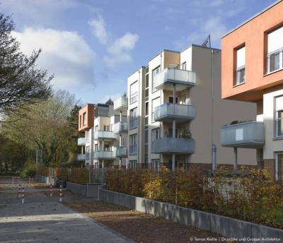 Mehrfamilienhäuser an der Josef-Maria-Olbrich Straße