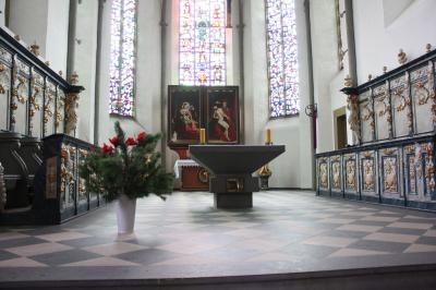 Innenansicht, Blick in den Chor