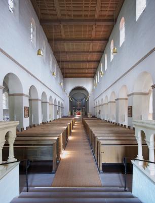 Innenansicht Mittelschiff Abdinghofkirche