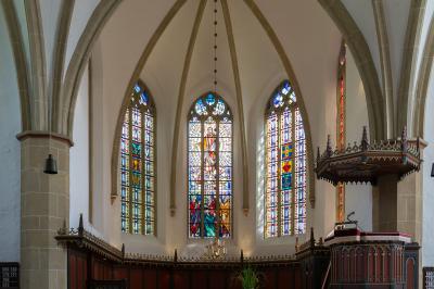 Innenansicht Alexanderkirche mit Blick zum Chor
