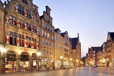 Prinzipalmarkt bei Dämmerung