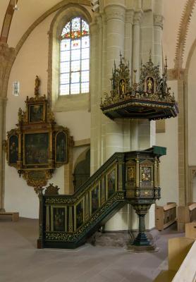 Kanzel der Kirche