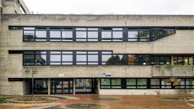 Zentrum Hückelhoven Gymnasium Bau I, Fassade