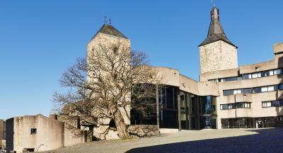 Verbindungsbau zur Burgruine