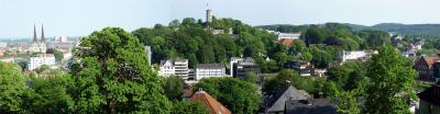 Panorama vom Johannisberg zur Sparrenburg