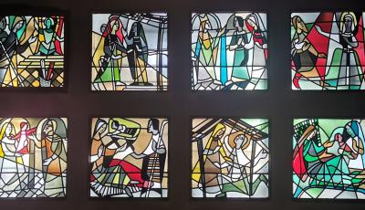 Fenster in der Marienkapelle, Szenen aus dem Marienleben