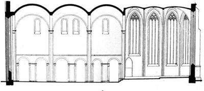 Aufriss der Marienkirche