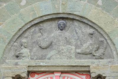 Tympanon des nördlichen Querhausportals