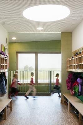 GarderobenbereichKita im Kamp