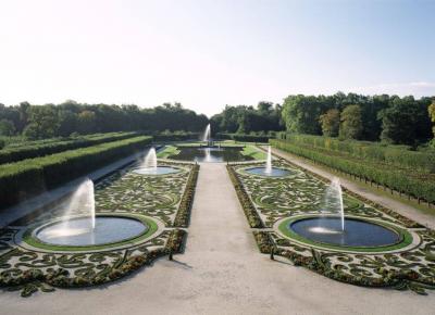 Park von Schloss Augustusburg in Brühl