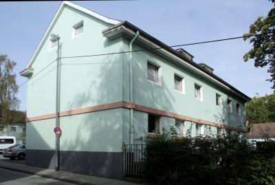Eckansicht Wohnhaus, Siedlung Neuenhof