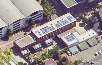 Schrägluftbild von Westen, Martinszentrum Bottrop