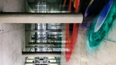 Wandgestaltung von Katharina Grosse