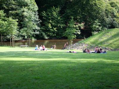 Liegeflächen im Müngstener Brückenpark
