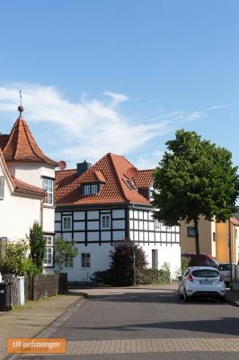 Haus an der Ecke Gronauer Waldweg/Grüner Weg, erste Bauphase