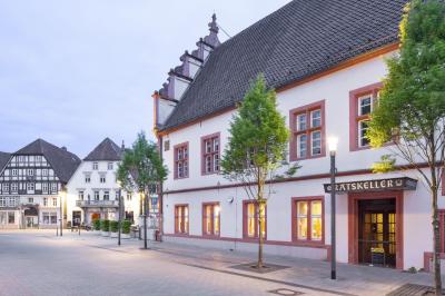Seitenansicht historisches Rathaus Bad Salzuflen