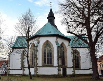 Blick auf den Chor der Kirche