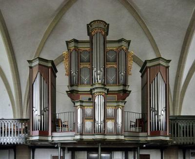 Orgel der evangelischen Kirche in Horn