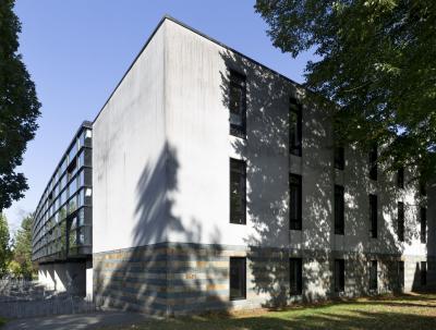 Südwestecke Erweiterungsbau Gymnasium Dionysianum