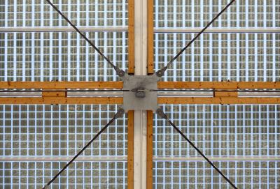 Detail der Gebäudedecke
