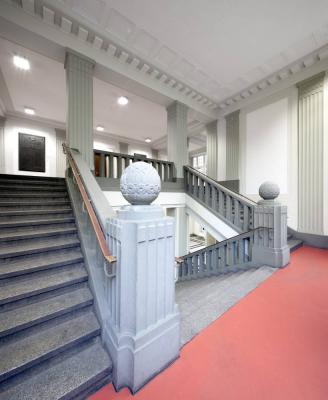 Ansicht Treppenhaus im neobarocken Gebäudeteil