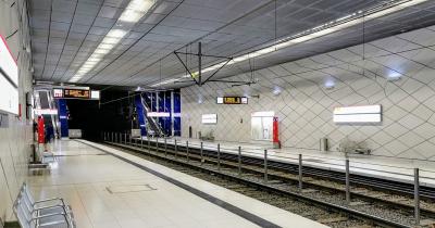 Haltestelle Schadowstraße, Bahnsteig