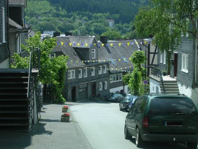 Straßenzug in Bad Berleburg