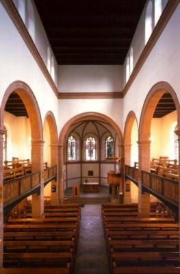 Innenraum der evangelischen Stadtkirche von Bad Berleburg