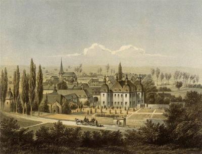 Schloss Eicks um 1860, Sammlung Alexander Duncker