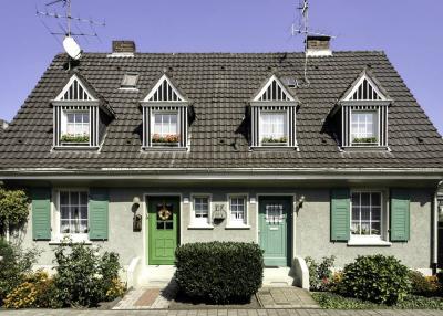 Häuserzeile der Siedlung Johannenhof