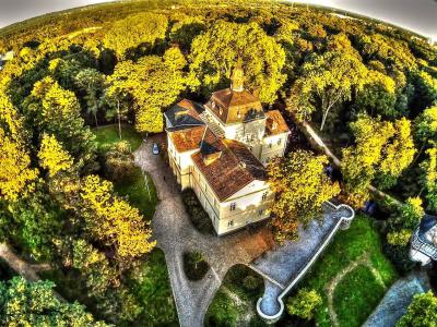 Luftbild von Schloss Eller
