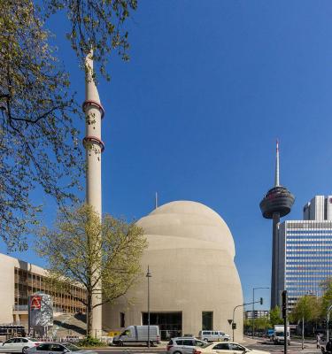 südliche Ansicht der Zentralmoschee