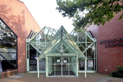 Eingang Stadthalle Gladbeck
