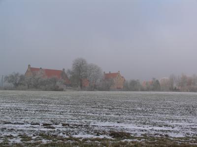 die Anlage von Haus Byink im Winter