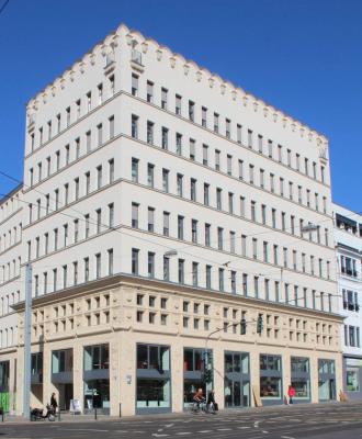 Industriehaus an der Schirmerstraße in Düsseldorf-Wehrhahn
