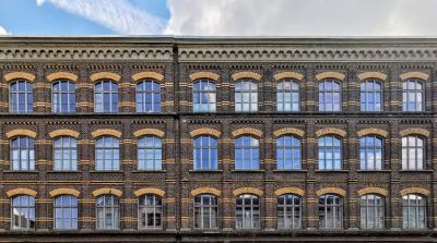Fassadenansicht Alte Samtweberei Krefeld
