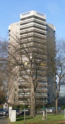 Sternhaus von der Straßenkreuzung aus gesehen