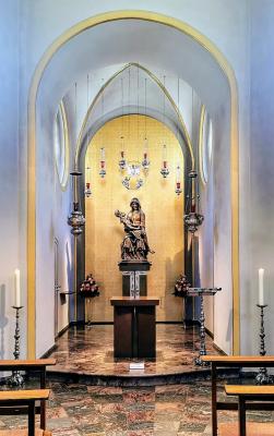 Innenansicht Wallfahrtskapelle Telgte mit Gnadenbild