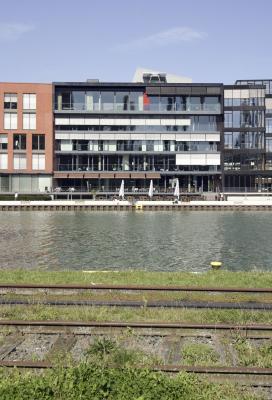 Stadthafen I, Hafenviertel Münster, Nordseite Kreativkai