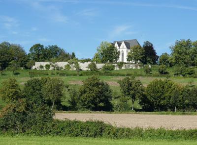 Blick auf Burgmauern und Kreuzkirche