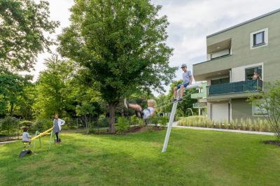 Typenhäuser für Geflüchtete, Spielplatz