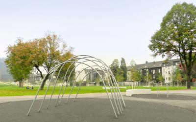 Spiel- und Sportplatz, Wiesenfläche