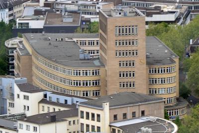 Deutschlandhaus Essen, Gesamtansicht von oben