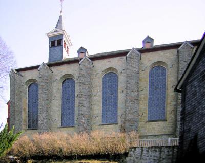 St. Antonius, Seitenansicht von Norden