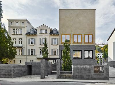 Galerie- und Atelierhaus, Frontansicht Vorderhaus