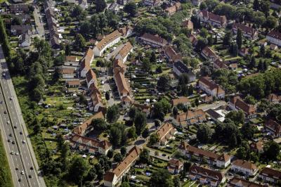 Luftbild Siedlung Gartenstadt Welheim