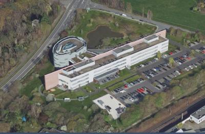 Firmenzentrale Ströer von oben