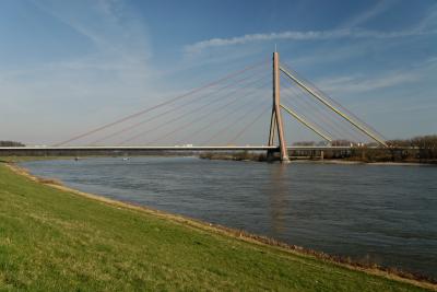 Fleher Brücke von Westen